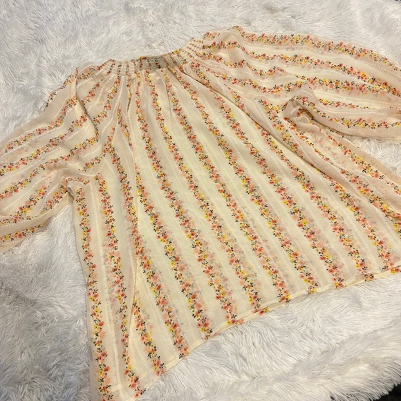 Torrid Chiffon Peasant 3/4 Raglan Blouse Size 2X NWT - Picture 10 of 13